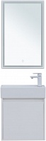 Aquanet Мебель для ванной Nova Lite 50 подвесная белая глянцевая