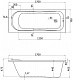 Santek Акриловая ванна Тенерифе 170x70 – картинка-6