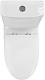 Azario Унитаз-моноблок Ansa AZ-2301 безободковый с бачком с сиденьем микролифт белый – картинка-20