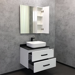 Comforty Тумба с раковиной Амстердам 75 – фотография-5