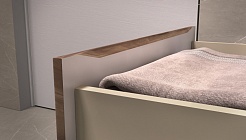 Velvex Тумба с раковиной Mondi 600-0-2 подвесная акация темная – фотография-8