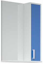 Corozo Зеркало-шкаф Колор 50 синее – фотография-1