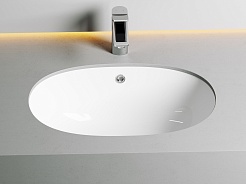 Ceramicanova Мебельная раковина Element 56 CN6044 белая – фотография-5