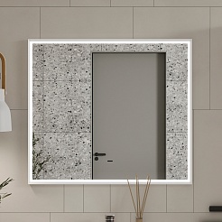 Equil Зеркало Lago 80 белый – фотография-7