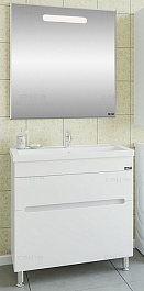 СанТа Мебель для ванной Лондон 80 напольная LED – фотография-1