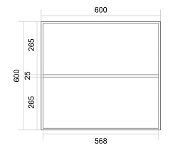 Mixline Тумба с раковиной и столешницей Аврора 60 белая – фотография-7