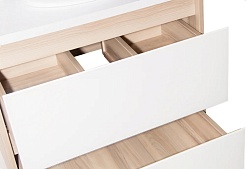 Style Line Тумба с раковиной Монако 60 Plus ориноко/бел. лакобель – фотография-3