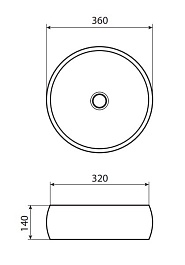Allen Brau Мебельная накладная раковина Liberty 36 4.32001.20 белый глянец – фотография-3