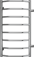 Terminus Полотенцесушитель водяной Виктория П8 400x800 БП500 хром