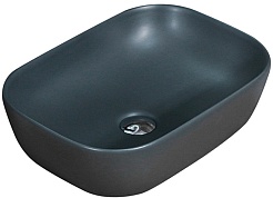 Misty Раковина мебельная Melana 46 серая матовая – фотография-1