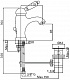 Cezares Смеситель ELITE-LSM1-03/24-Bi для раковины – фотография-4
