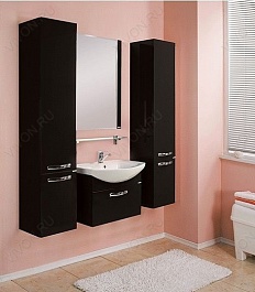 Акватон Мебель для ванной "Ария 65" черная – фотография-3
