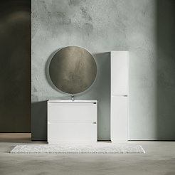 Sancos Мебель для ванной Libra Floor 100 белый глянец – фотография-3