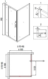 Niagara Душевой уголок Nova NG-6602-08 – фотография-2