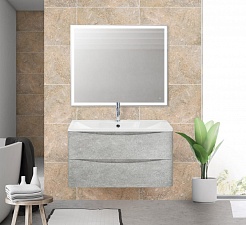 BelBagno Мебель для ванной ACQUA 1000 Cemento Verona Grigio, BTN – фотография-4