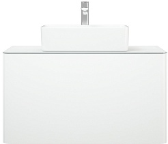 Corozo Мебель для ванной Рино 90 Z2 подвесная белая – фотография-3