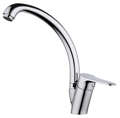 Frap Смеситель для кухни 35к G4136 хром – фотография-1