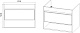 Viant Тумба под раковину Бостон 70 1 ящик подвесная графит/дуб вотан – картинка-10