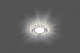 Feron Светильник встраиваемый CD904 с белой LED-подсветкой прозрачный – фотография-4