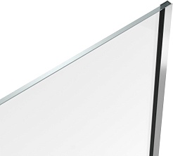 Teymi Шторка на ванну Timo 70x140 профиль хром стекло прозрачное – фотография-3