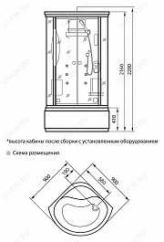 Luxus Душевая кабина Luxus T11A – фотография-3