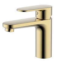 Aquatek Смеситель для раковины Ника AQ1810BG золото шлифованное