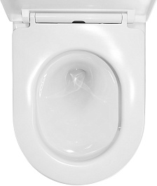 Azario Унитаз подвесной Nemi AZ-1293WH безободковый белый – фотография-14