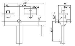 Cezares Смеситель OVER-VDM-01-Cr для ванны и душа – фотография-2