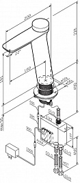 Am.Pm Смеситель для раковины чаши Inspire 2.0 F50A92400 электронный с термостатом – фотография-9