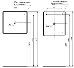 Aquanet Мебель для ванной Джейн 90 подвесная белая матовая – фотография-25