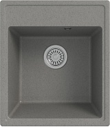 Teymi Мойка кухонная Helmi Smart 42 кварцевая серая матовая