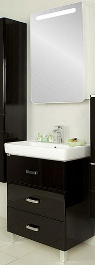 Акватон Мебель для ванной Америна 70 М черная L – фото-1