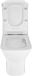 Azario Унитаз-компакт Mari AZ-79143T безободковый с бачком с сиденьем микролифт белый – фотография-7