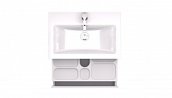 Velvex Мебель для ванной подвесная Klaufs 70 белая – фотография-12
