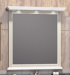 Opadiris Зеркало для ванной Корлеоне 80 слоновая кость с патиной – фотография-1