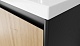Velvex Мебель для ванной подвесная Klaufs 90 черная/дерево, 2 ящика – картинка-20