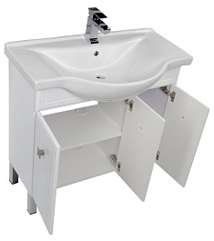 Aquanet Тумба с раковиной "Стайл 85" с дверцами – фотография-2