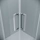 Grossman  Душевой уголок Classic 100x100x195 квадратный профиль хром стекло прозрачное – картинка-18