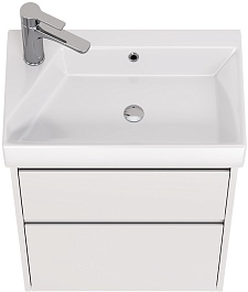 Dreja Мебель для ванной Slim 55 подвесная белая – фотография-7