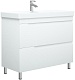 Corozo Мебель для ванной Юта 100 белая – картинка-21