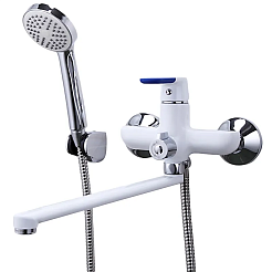 Frap Смеситель для ванны H34 F2234 белый/хром – фотография-1