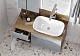 Акватон Мебель для ванной Мишель 100 дуб рустикальный/фьорд с раковиной Infinity – картинка-20