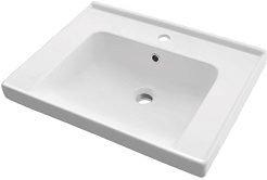 Mixline Мебель для ванной Честер 60 белая/бетон – фотография-12