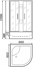 Parly Душевая кабина EB82PNR – фотография-2