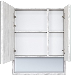 Misty Зеркальный шкаф Кама 60 светлое дерево – фотография-2