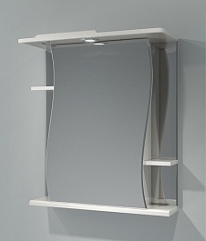 Какса-а Зеркальный шкаф Волна 62 с подсветкой – фотография-2