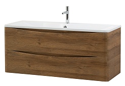 BelBagno Тумба с раковиной Acqua 120 подвесная Rovere Rustico – фотография-1