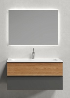 Sancos Мебель для ванной Delta 100 дуб красный/графит