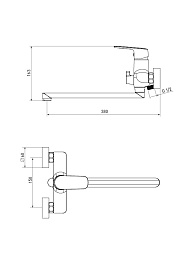 Tokito Смеситель для ванны YAMANASHI хром TOK-YAM-1015 – фотография-2