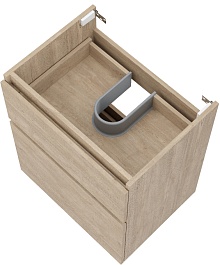 Teymi Тумба с раковиной Laina 60 дуб светлый – фотография-9